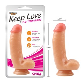 Fluttering penis dildo sa testisima CN 711712370 -9